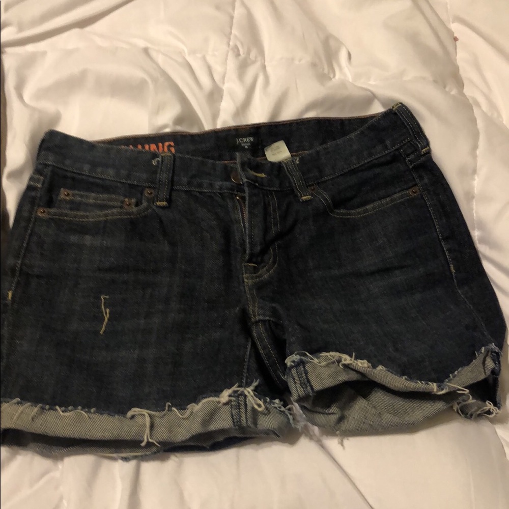J Crew jean shorts size 0